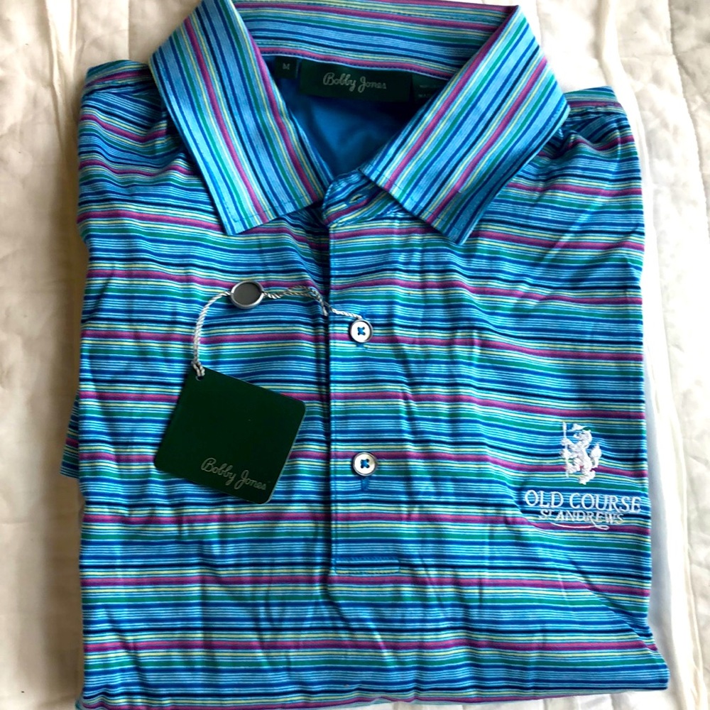 Bobby Jones Old Course St. Andrews golf shirt M